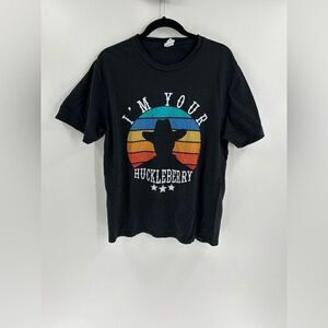 Doc Holliday's "I'm Your Huckleberry" T-Shirt Black Large